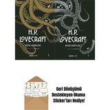 H. P. Lovecraft Bütün Hikayeleri ve Bütün Romanları 2 Kitap Ciltli Set + Okuma Sticker'ları