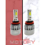 H11 Led Far Ampülü Takımı Beyaz 72W 8400 Lümen (2 Adet)