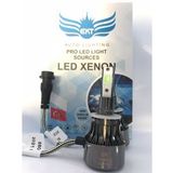 H27 EKT 9400 Lümen EKT Buz Mavi Led Xenon 12000K Şimşek Etkili(Led Far Ampulü)