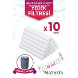 H2O Hava Nemlendirici Buhar Makinesi Filtresi 10 Adet, Temizlik ve Ferahlık
