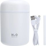 H2O Humidifier 300 ml Ulrasonik Hava Nemlendirici Buhar Makinesi ve Aroma Difüzörü H2O - Beyaz