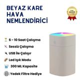 H2o Humidifier 400 Ml Ulrasonik Hava - Oda- Araç Nemlendirici Buhar Makinesi Aroma Difüzörü