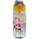 H2o Looney Tunes Çocuk Lisanslı Pipetli Matara 480 ml - Gri - 1 Adet
