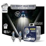 H4 Halojen Far Ampulü, 2'li Set ile 4500K Beyaz Işık ve Uzun Ömür - 00-Siyah - Somon