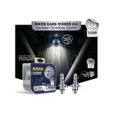 H4 Halojen Far Ampulü%220 Daha Parlak 4500K 12V 55W Trafik Onaylı Uzun Ömürlü 2'li Set Beyaz Işık