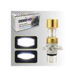 H4 Led Far Ampul Led Işık 12-24v 6000k Ultra Beyaz Metal Kasa Motosiklet Araba Uyum 1 Ad 12w/1500lm