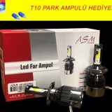 H4 led xenon far aydınlatma seti şimşek etkili ASM 8000lm