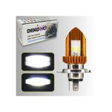 H4 Motosiklet Led Far Ampul 12-24v Beyaz 1 Adet 12w 1200lm Metal Gövde Soğutma