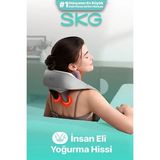 H5 Mini Taşınabilir Omuz ve Boyun Masaj Aleti, 6d Shiatsu Terapi, Termoterapi