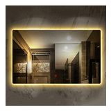 (h)50x70 cm Buğu Çözücülü Ledli Banyo Aynası