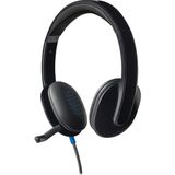 H540 Kablolu Kulak Üstü Fonlu Kulaklık, Lazer Ayarlı Sürücüler ve Dahili Ekolayzer, Dijital Stereo Ses, Kulaklık Üzeri Denetimler, Gürültü Önleyici Katlanabilir Fon, Siyah