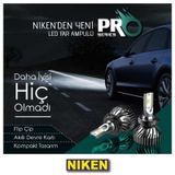 H7 Led Xenon Far Aydınlatma Seti Şimşek Etkili Pro 8000lm