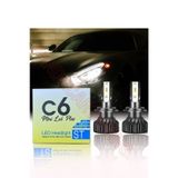 H7 Led Xenon Far Sis Ampulu C6 Slim Led Şimşek Etkili Pandacartuning