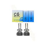 H7 Led Zenon C6 Mini Led Xenon Ampul 12800 Lumen Beyaz Renk 6000 Kelvin Simsek Etkili