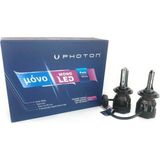 H7 Photon Mono Mini Led Xenon Beyaz Far Ampulu Şimşek Etkili Zenon