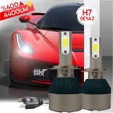 H7 White Beyaz Led Xenon Far Ledi Led Zenon Far Ampulü
