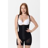 HA-2000 H&a Korse Stage 2 Bbl Kısa Şort Korse Medikal Liposuction Karın Germe Doğum Sonrası Günlük - Siyah - 2XL