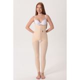 HA-206 Bbl Ayak Bileği Korse Medikal Bbl Liposuction Karın Germe Doğum Sonrası Korse - Bej - 2XL