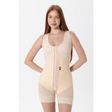 HA-2200 H&a Korse Stage 2 Bbl Göğüslü Kısa Şort Korse Medikal Bbl Liposuction Karın Germe Doğum Sonrası Günlük - Bej - XL