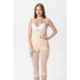 HA-2420 H&a Korse Stage 2 Bbl Basen Açık Diz Altı Korse Medikal Bbl Liposuction Karın Germe Doğum Sonrası Günlük - Bej - 2XL
