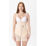 HA-2500 H&a Korse Stage 2 Bbl Straplez Kısa Şort Korse Medikal Bbl Liposuction Karın Germe Doğum Sonrası Günlük Korse - Bej - XS