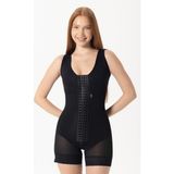 HA-3100 H&a Korse Stage 2 Göğüslü Kısa Şort Korse Medikal Liposuction Karın Germe Doğum Sonrası Günlük Korse - Siyah - 2XL