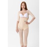 HA-3220 H&a Korse Stage 2 Kollu Diz Altı Korse Medikal Liposuction Karın Germe Doğum Sonrası Günlük Bariatrik Korse - Bej