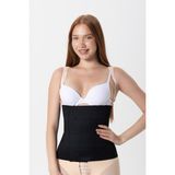 HA-705 H&a Korse 4 Panelli Bandaj Kadın Erkek Liposuction Karın Germe Aksesuarları Estetik Ameliyat - Siyah - M - L