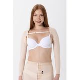 H&A HA-410 Sırtı Kopçalı Kol Korsesi Medikal Kol Liposuction Kol Germe Ameliyatı Korse - Bej - 2XL