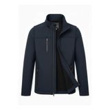 H&A İSTANBUL Erkek Softshell lacivert mont Su Ve Rüzgar Geçirmez dik yaka içi polar 3 cepli Outdoor & spor