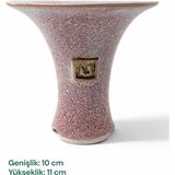 Haangarden El Yapımı Seramik Saksı - Çok Renkli