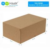 HAAY AMBALAJ 25x16x10cm Standart E-ticaret Kargo Kutusu [25 Adet]