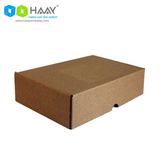 HAAY AMBALAJ 28x18x7cm Kraft Kilitli E-ticaret Kargo Kutusu [15 Adet]