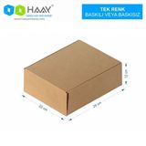 Haay Ambalaj 29X22x12 Cm Kilitli Kutu Kraft (10 Adet)