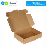 HAAY AMBALAJ 40x30x10 Cm Kilitli Kraft Kutu 10 ADET