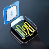 Habilis Samsung, Huawei, Xiaomi Redmi Akıllı Saatler ile Uyumlu Aparatlı Temperli Cam Kolay Uygulama Otomatik Hizalama Kitli Ekran Koruyucu - Saydam - Xiaomi Redmi Watch S3