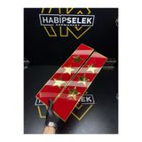 Habipselek AppMarket 3 Yıldız Kırmızı Dekor Plaka ( 1 adet )
