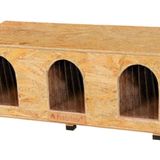 habitev Lüx Ahşap Kedi Kulübesi, Yalıtımlı, Çoklu (combo-np) 92x41x36 Cm, Rüzgar Siperi, Dış Mekan Kedi Evi