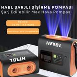 Habl Şarjlı Dijital Şişirme Pompası (Çadır/paddle Board/şişme Yatak Vb.) – 22PSI (1.5 Bar)