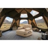 Habl Tek Kişilik 2’si 1 Arada Şarjlı Şişme Koltuk ve Yatak 190×100×65CM Elektrikli Pompa ile Konfor