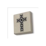 Haç Baskılı Taş Magnet 5X5