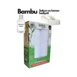 Hac Umre İhramı Bambu 1250gr Kutulu - Kemer Ve Kokusuz Sabun Hediyeli Beyaz