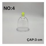 Hacamat & Masaj Kupası No:4 Silikon Tıpalı 10 adet