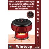 #Hacamat Portatif Geleneksel Tedavi Klinik Vakumlu Şarjlı Led Işıklı Masaj Selülit Hacamat Kupası