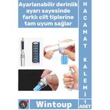 #Hacamatkalemi Profesyonel Uçlu Çelik Mekanizmalı Set 3 İğneli Hacamat Kalemi 100 Adet İğne Hediyeli