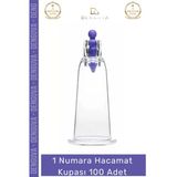 #Hacamatkupası Profesyonel Medikal Steril Sülük Seansı Şeffaf Pürüzsüz 1 Numara Hacamat Kupası - 100 Adet