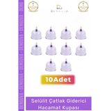 #Hacamatkupası Tıbbi Steril Vakumlu Pompa Uyumlu Yüz Kafa Sırt Ayak Bölgesi Hacamat Kupası 5 Numara 10 Adet