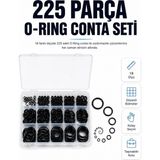 Hace Bazaar 225 Parça Profesyonel O-Ring Conta Kiti Su, Yağ ve Hava Sızdırmazlık Tamir Seti - 1 - Renkli