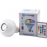 Hace Bazaar 2ın1-Kumandalı Rgb LED Ampul - Bluetooth Hoparlör Müzik Çalar LED-7W - HOPARLÖR-3W (4887)