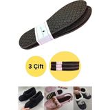 Hace Bazaar 3 Çift Delikli Eva Keçe Panduf Hobi Örgü Patik Tabanı 3 Katlı Konforlu Patik Tabanlığı Kayd - 1